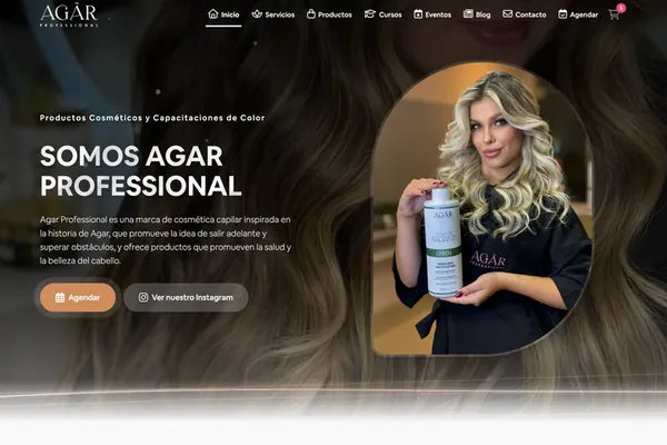 Sitio web agarprofessional.cl