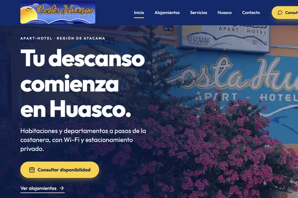 Sitio web costahuasco.cl