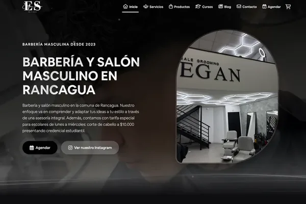 Sitio web egan.cl