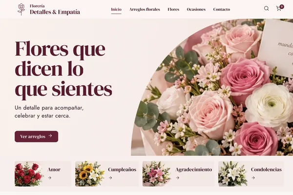 Sitio web floreriadetallesyempatia.cl