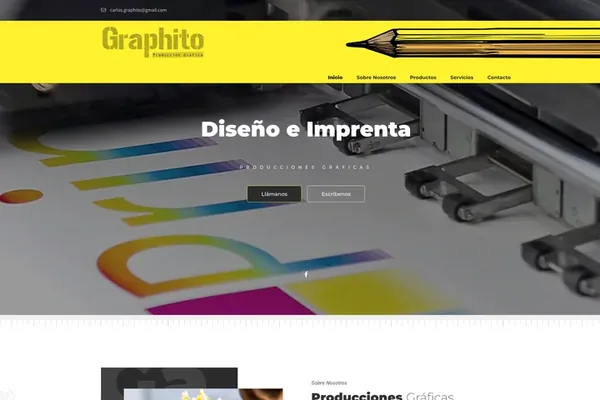 Sitio web graphito.cl