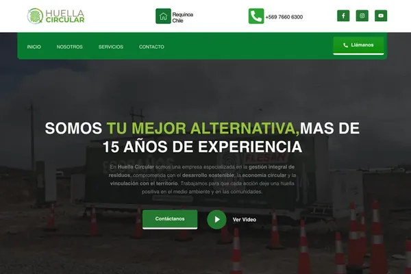 Sitio web huellacircular.cl