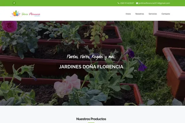 Sitio web jardinesflorencia.cl