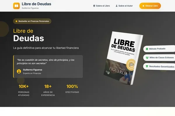 Sitio web librededeudas.cl