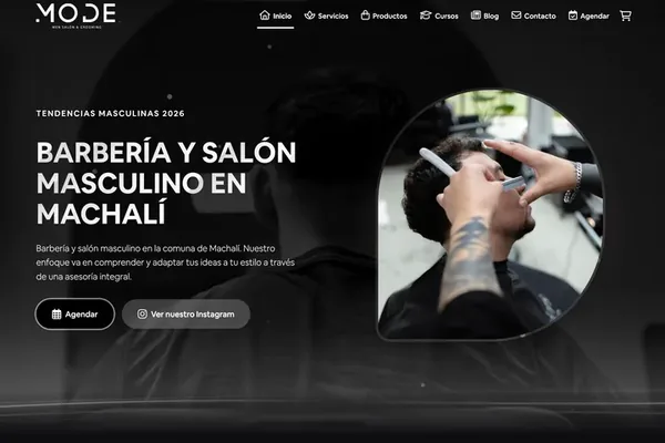 Sitio web modebarberia.cl