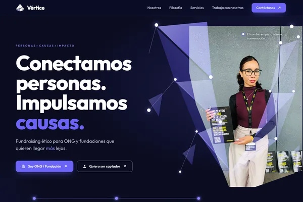 Sitio web verticeimpact.cl