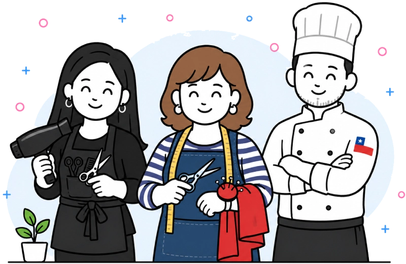 Emprendedores y dueños de negocios con su página web Weblike