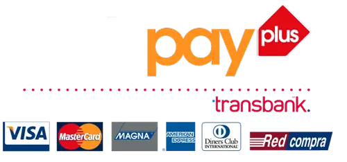 Medios de pago: WebPay Plus, Transbank, Visa, Mastercard, American Express, Diners Club, RedCompra
